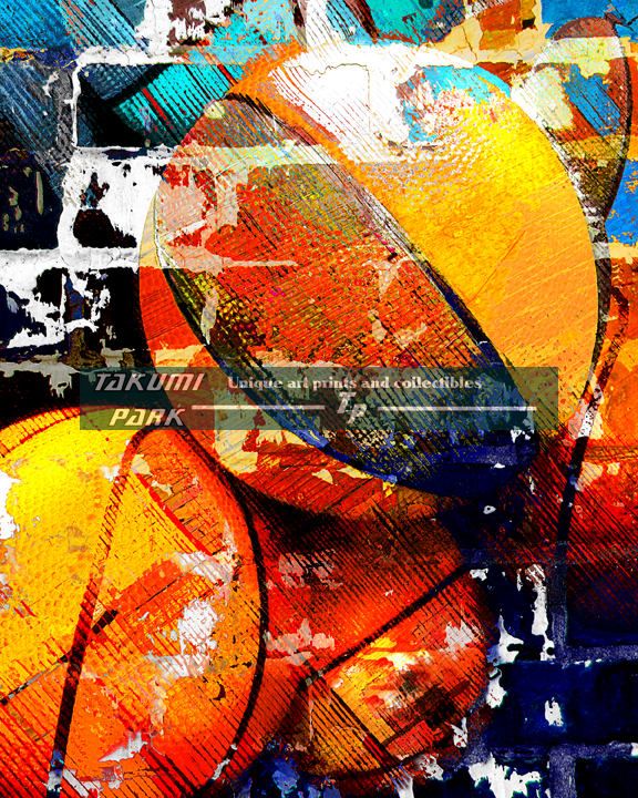 Basketball art print swoosh 113