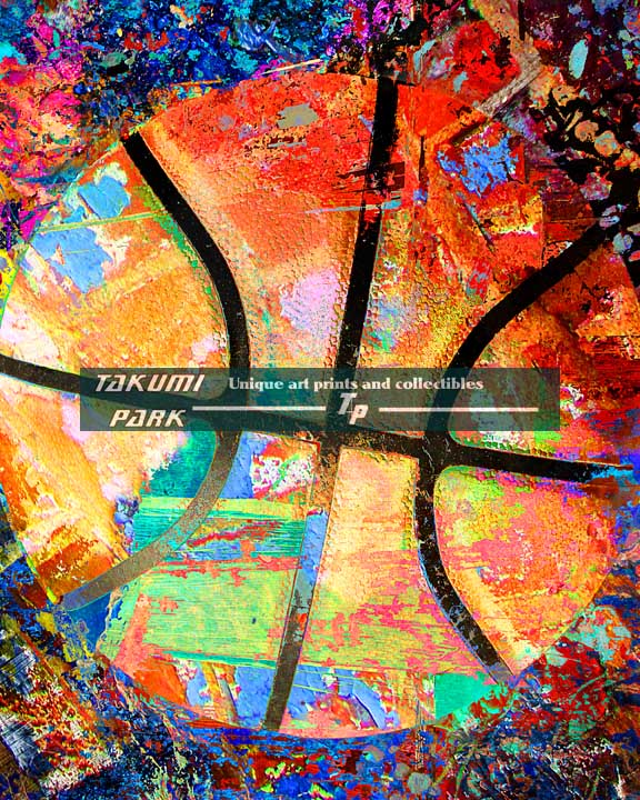 Basketbal art work print 157